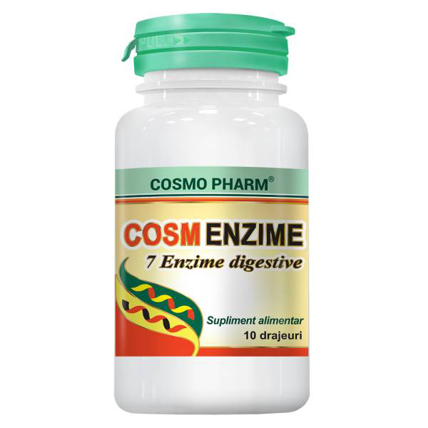 CosmEnzime Cosmo Pharm - 10 drajeuri